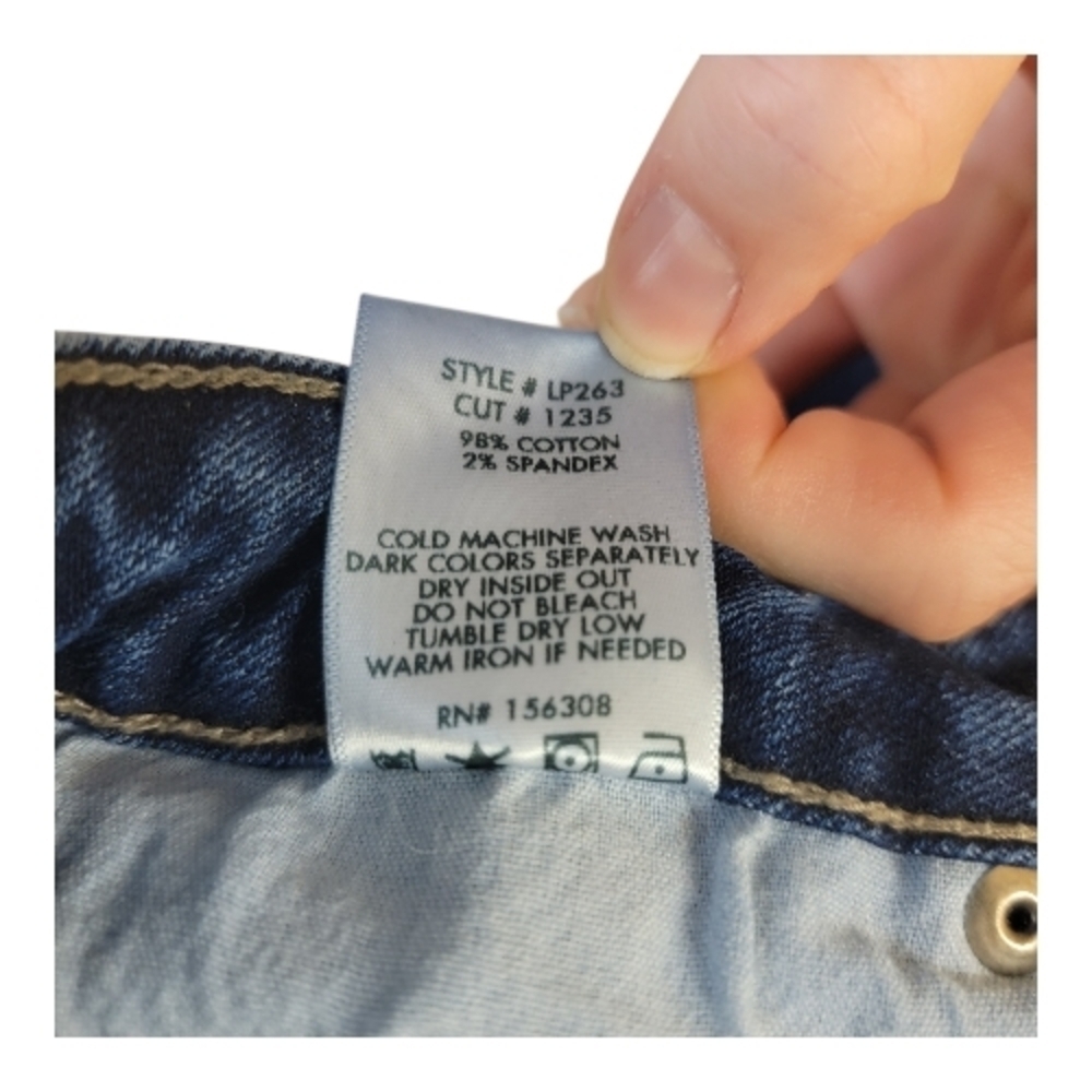 L.T.J Sicily Women's Classic Blue Straight Leg Jean, Size 30 - Picture 4 of 7